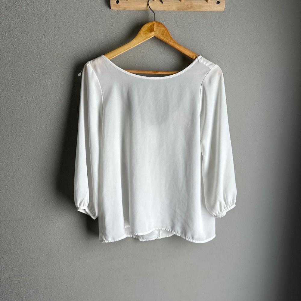 Women’s sheer scoop back